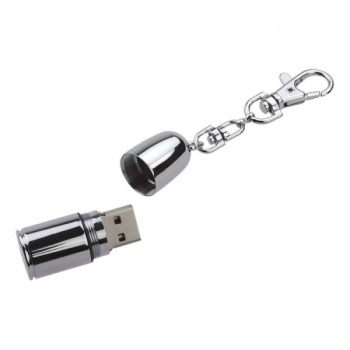 Флешка пуля VF-Bullet-S silver, металлический корпус