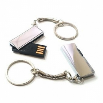 Флешка VF-mini04 серебро, мини металлический корпус