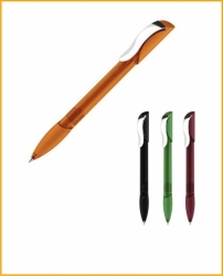 Шариковая ручка Hattrix Clear Soft grip Clip Metal арт. 2419