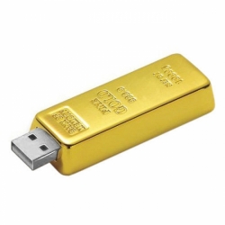 Флешка VF-Gold bar, металлический корпус