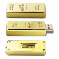 Флешка VF-Gold bar, металлический корпус
