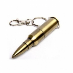 Флешка пуля от АК 47 VF-Bullet медная, металлический корпус